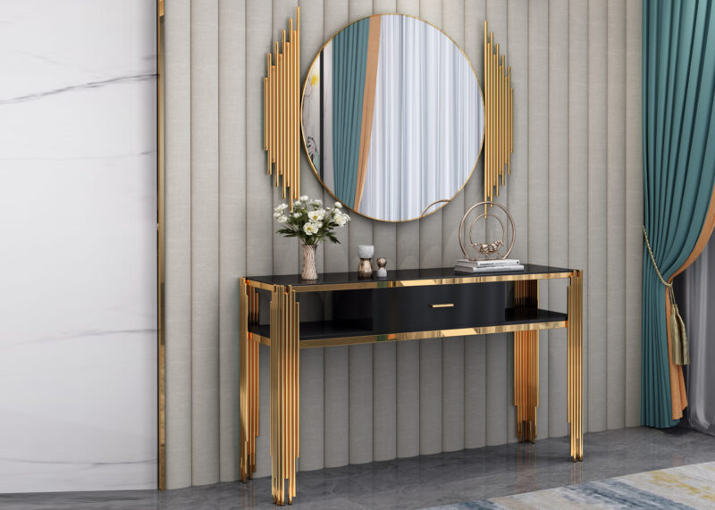 Console Table + Mirror (11392)