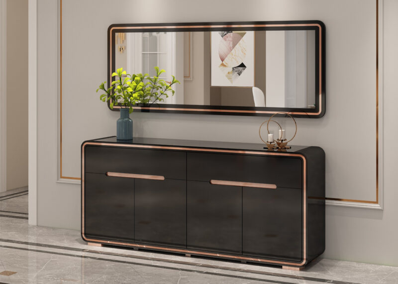 Dining Cabinet + Mirror (99128)