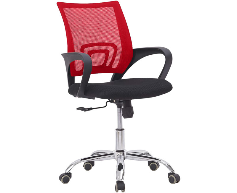 Low Back Office Chair -Red