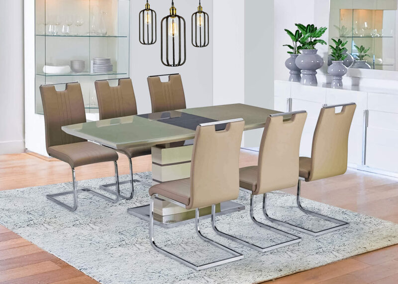 Mocha 6 Seater Dining Set