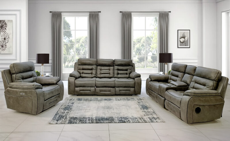 Perth 6 Seater Electric Recliner Sofa