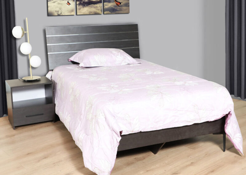 Single Bed Dark Grey