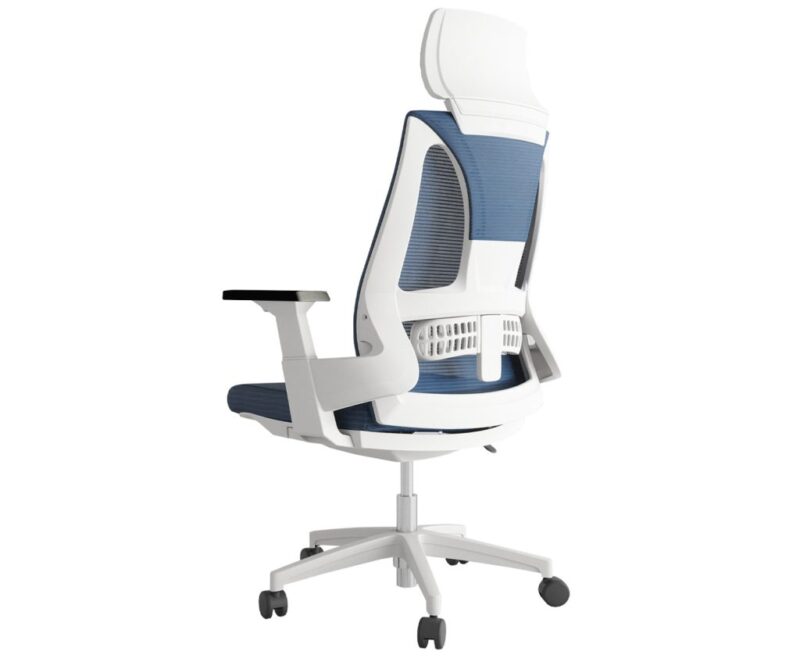 Lama Orthopaedic Office Chair - Navy White